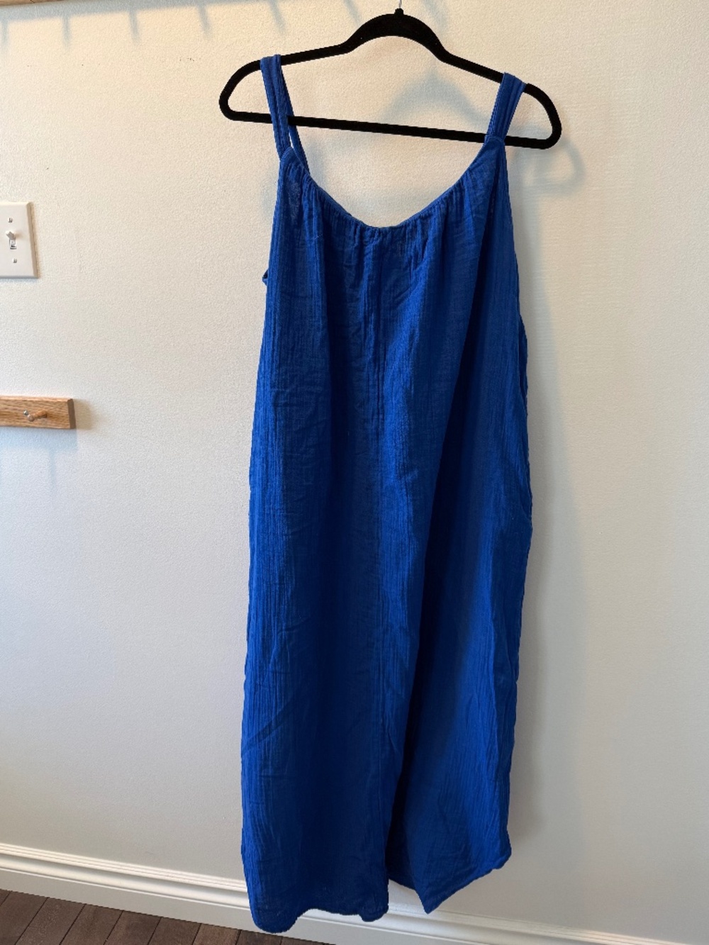 Old Navy Double Gauze Cobalt Dress